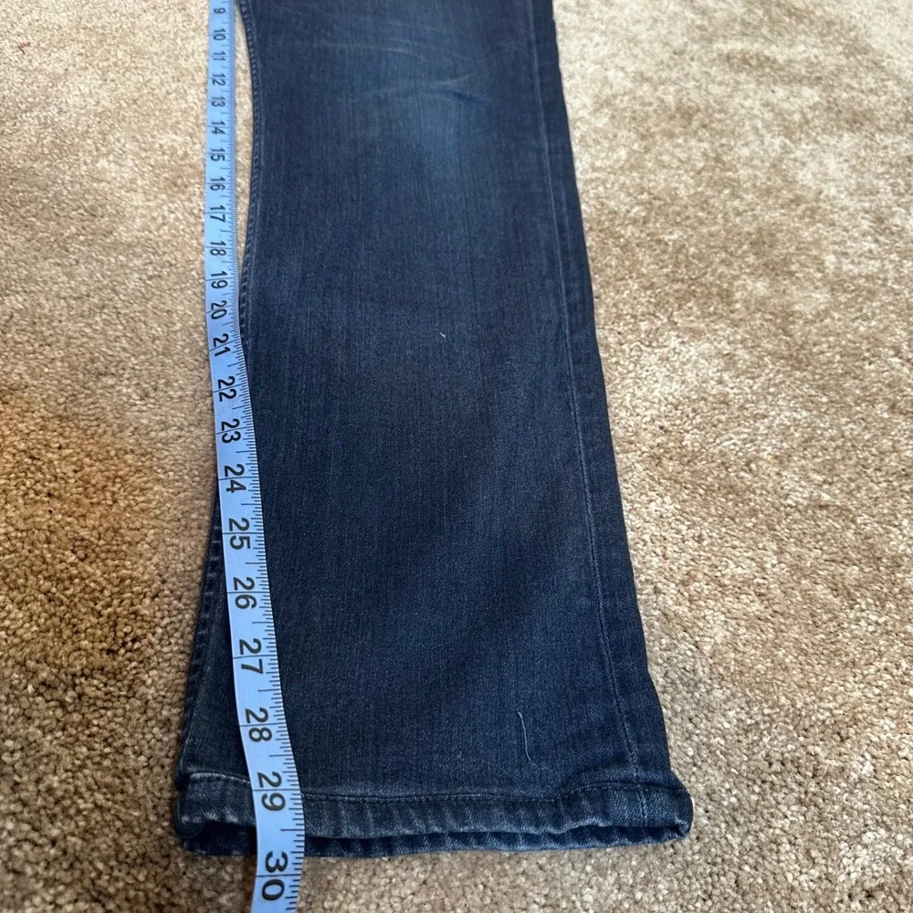 PAIGE Federal Slim Straight Leg Jeans Mens 33 Dark Indigo Wash Made in USA